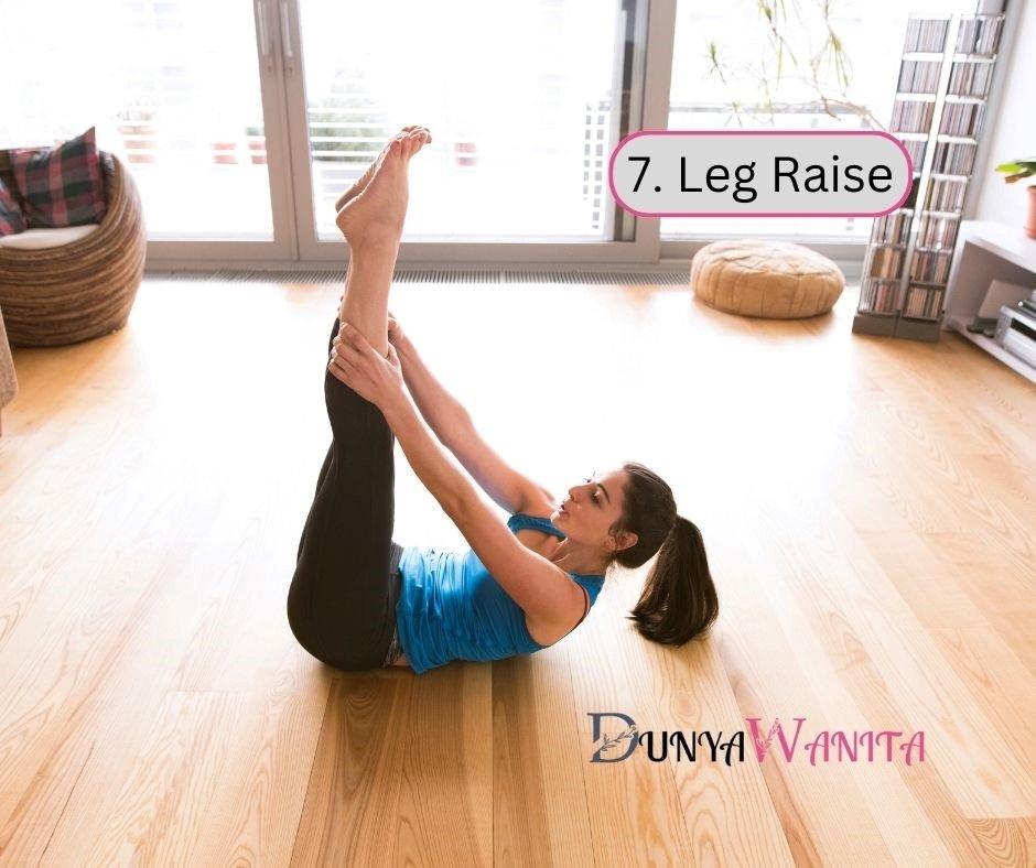 7. Leg Raise (Gerakan Mengangkat Kaki)_Dunyawanita