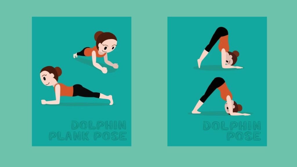 Gerakan Yoga: Dolphin Pose
